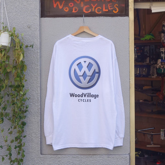 WAGEN LOGO L/S TEE WHITE