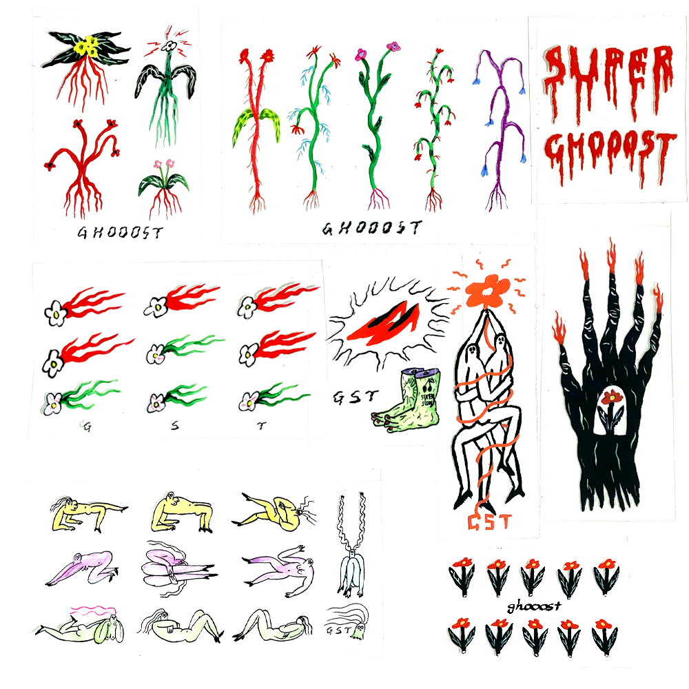 GHOOOST STICKERS