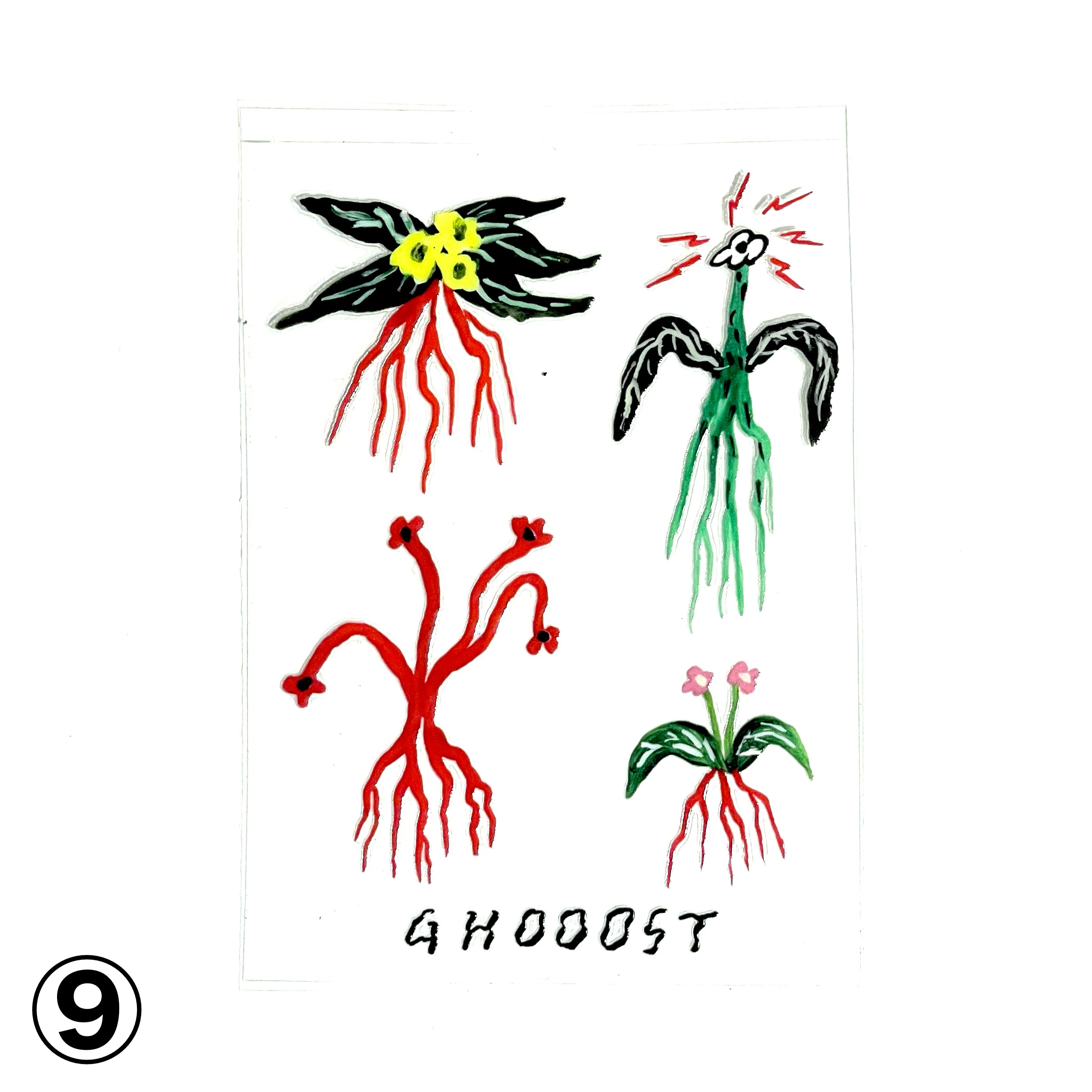 GHOOOST STICKERS